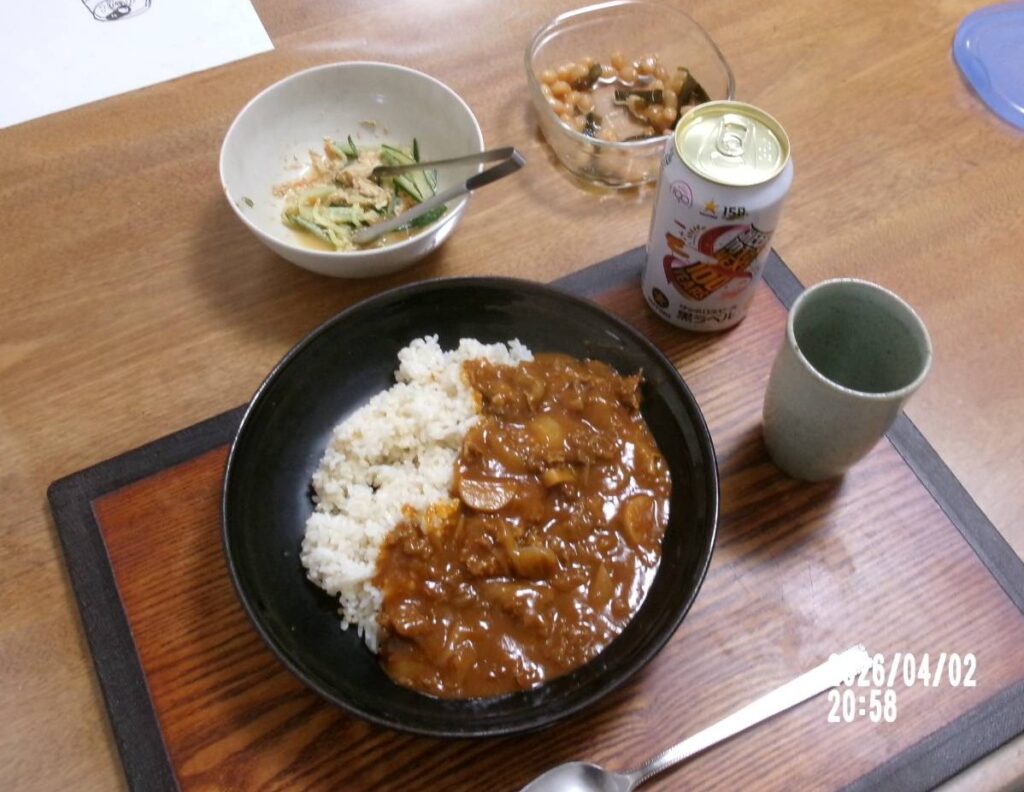 夕食ハヤシライス